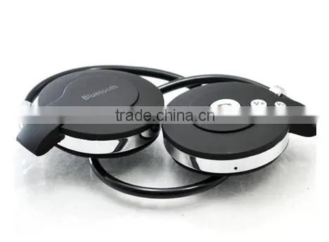 Fashion Super Mini wireless neckband sport Bluetooth Stereo Headset in 2014