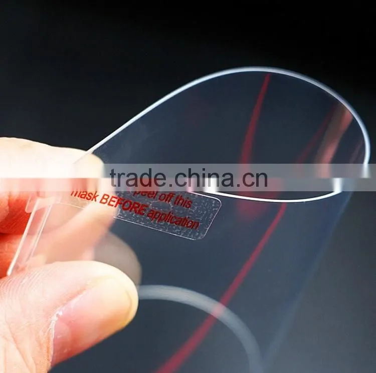 Super thin 0.26mm thickness tempered glass screen protector TPU material explosion-proof membrane for iphone smartphone