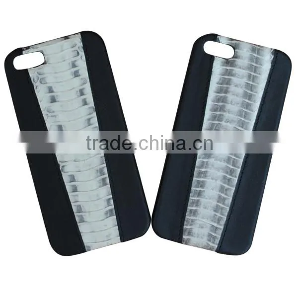 Real leather cover decorative case for ip5s