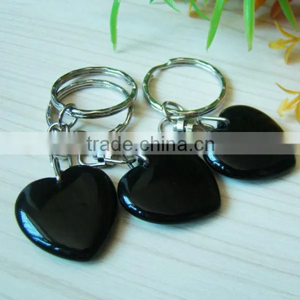 Promote Product Gemstone Heart Key Chain Gift