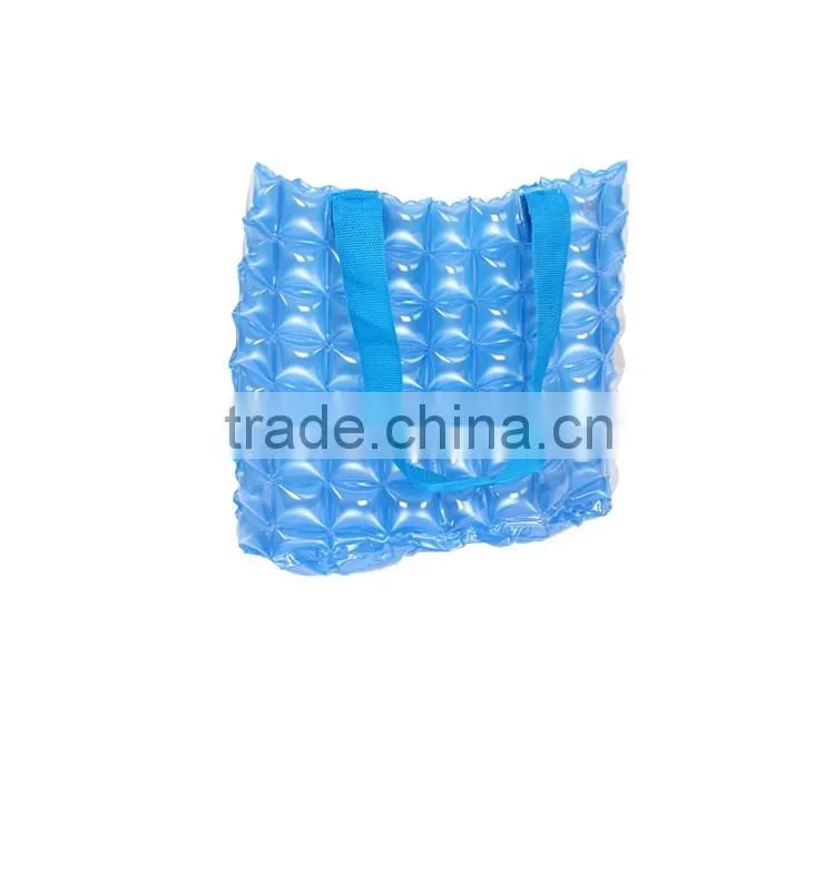 2016 fashion waterphoof plastic tote pvc bubble beach inflatable bag