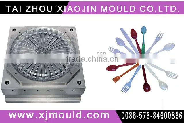 plastic knife fork and spoon injection mould