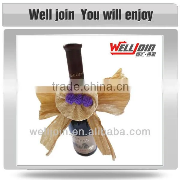 Promotional Cheap Plastic crochet bottle decoration