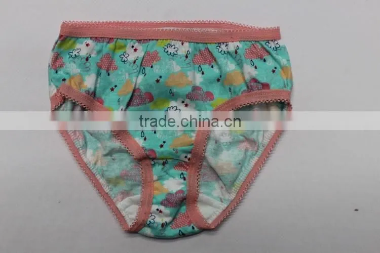 0-3 Year-old Softexible OEM Knitted Baby Girls Underwear
