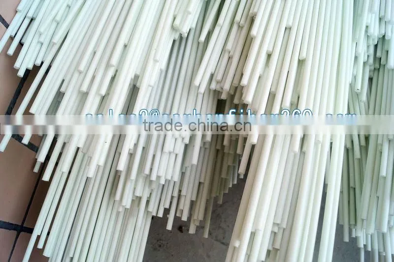 frp pultruded fiberglass rods made in china 6mm , 8mm , 10mm , 12mm , 30mm
