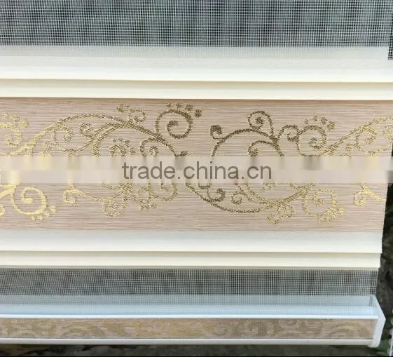 DISCOUNT HIGH-QUALITY JACQUARD ZEBRA BLINDS SHADE FABRIC