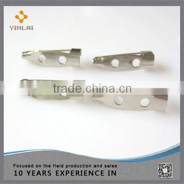 Round metal circular back with pin