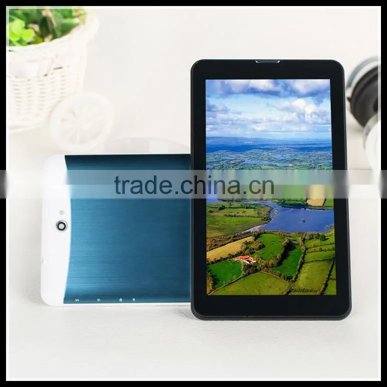7 Inch Dual Core 3G Calling Dual Sims Android 4.4 Tablet PC with Metal shell wifi and Bluetooth