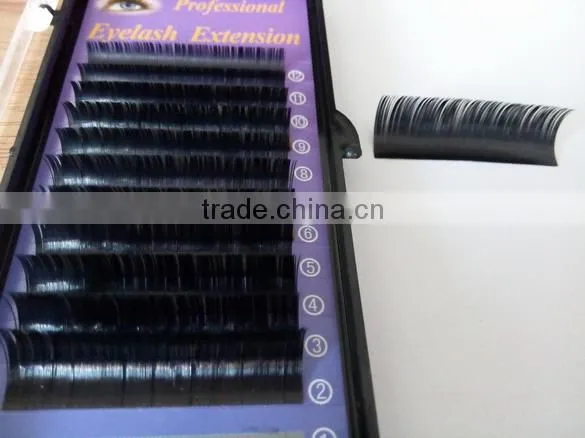 Ellipse flat eyelash extension