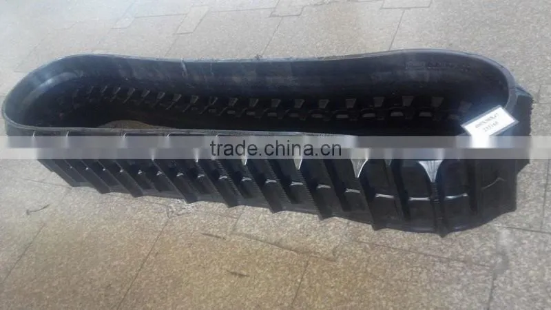 D400*90*46 rubber crawler of harvester usage for Sri-lanka