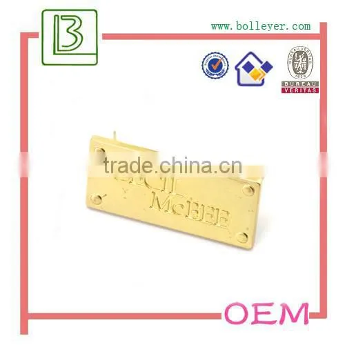 custom engraved logo metal plate