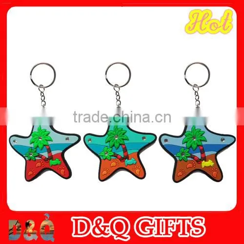 Fashion rubber keychain