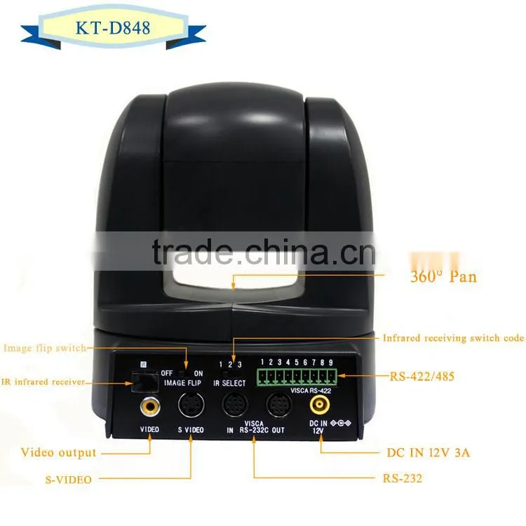 CCD Sensor and Pan / Tilt / Zoom Technology 550TVL High Speed Dome PTZ Camera