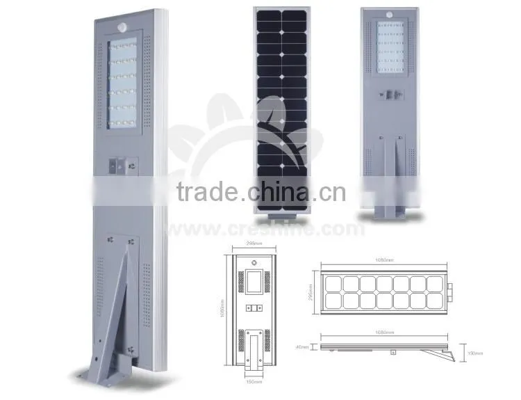 Cheap Integrated Solar LED Street Lamp /All in One Solar Street Lamp 30W