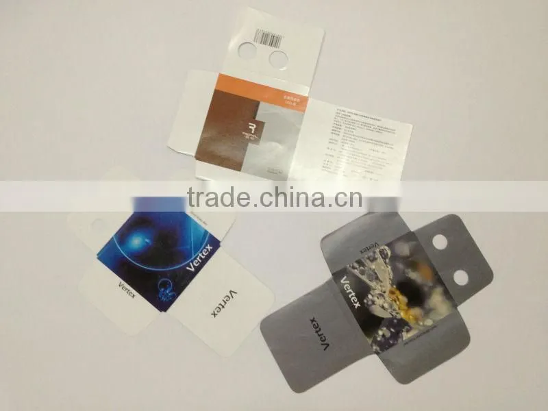 New fashion envelope with fabric packaging for opticians /camera / scanner / laser / watch lenses