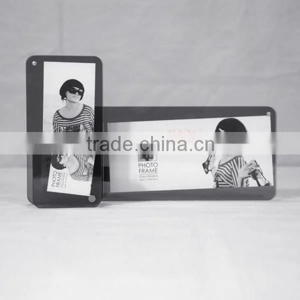 Fashinable design acrylic wall mount picture frames