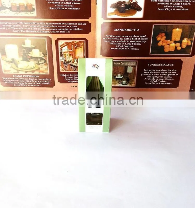 25 ML Glass Bottle Perfume Reed Diffuser With Delicate Rattan Sticks
