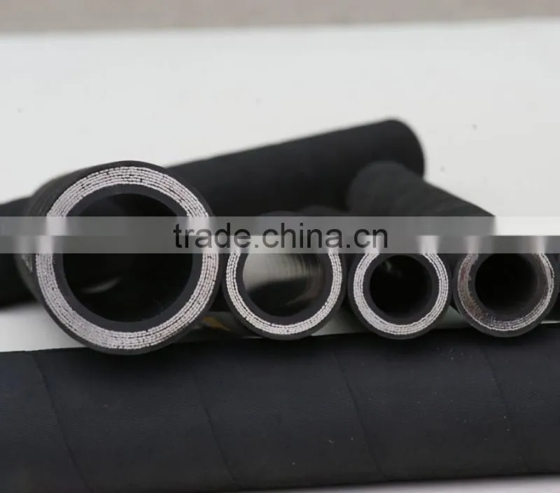 yellow cover hydraulic rubber hose automotive bus A/C hose