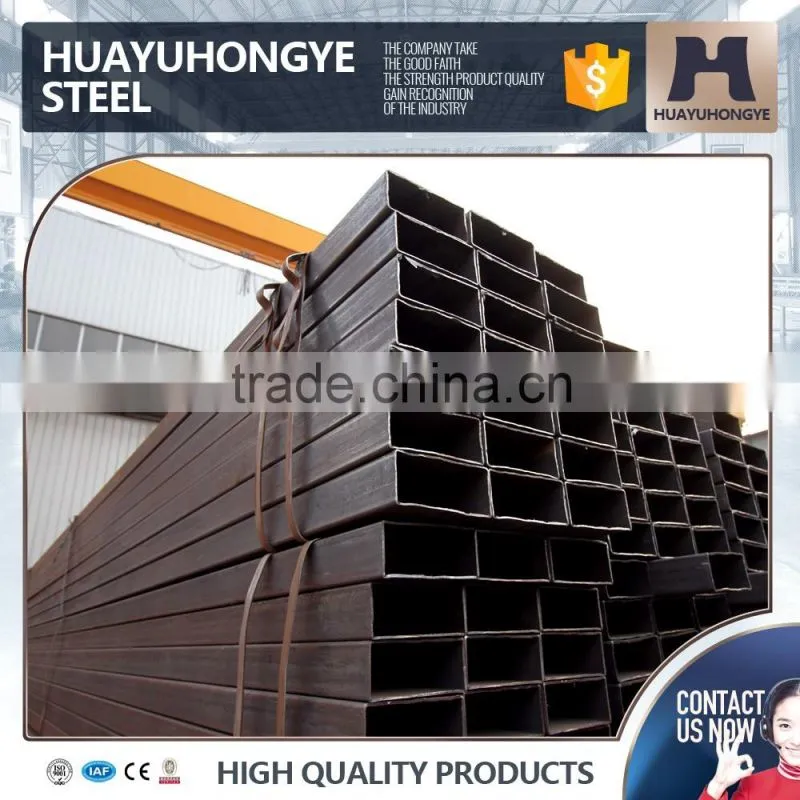 Low price BI rectangular steel pipe