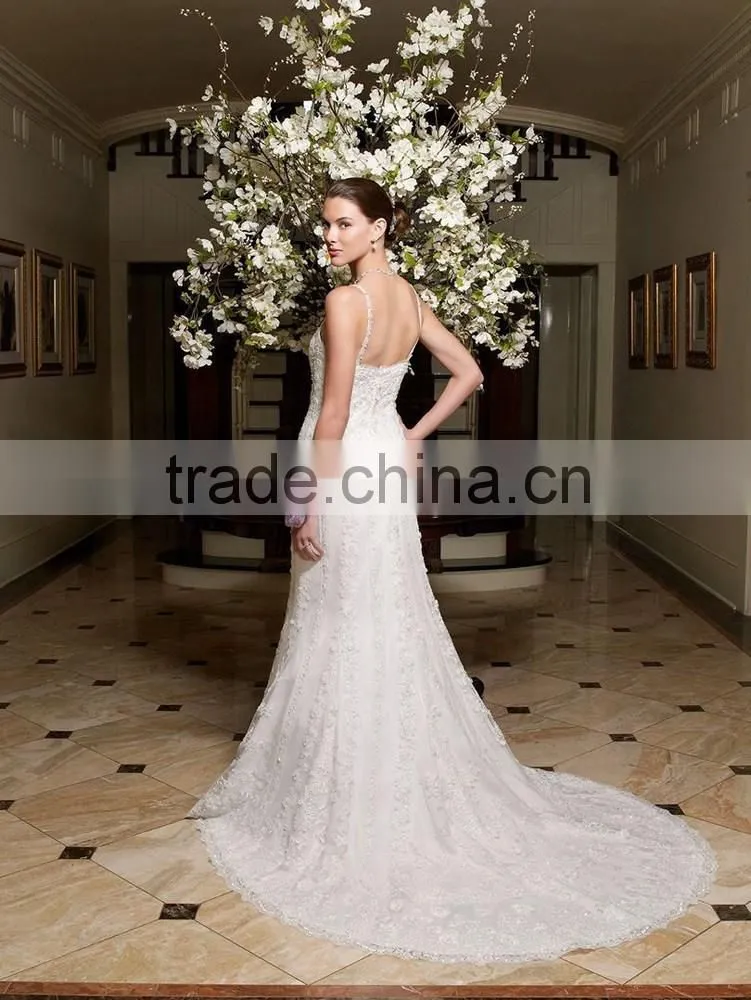 Latest Style High Quality puff sleeve wedding dress