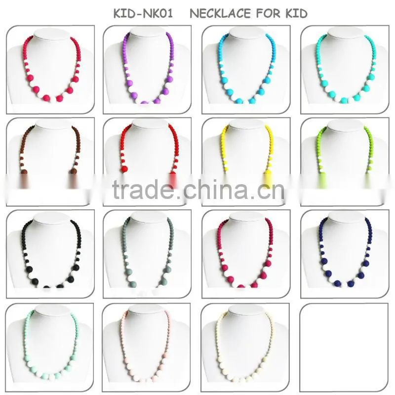 Mixed Food Grade Silicone Bead For Mom Nursing Necklace Jewelry Making Wholesale Chew Baby Teething Beads