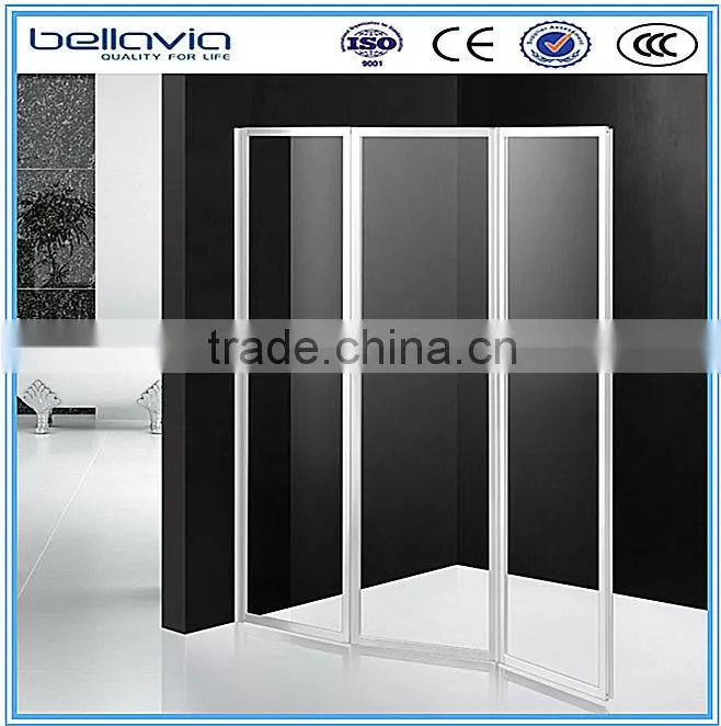 bathroom folding glass door made in Pinghu 6593