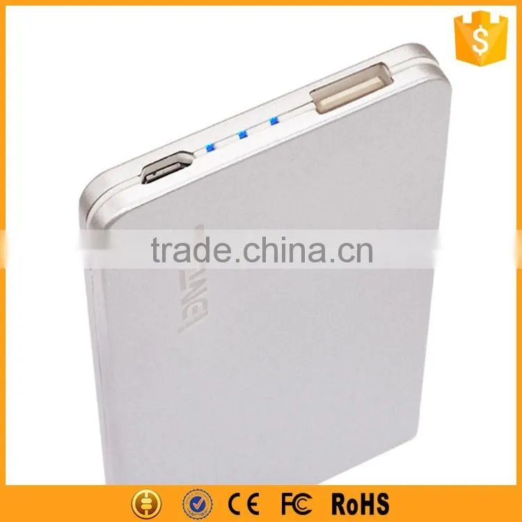 2600mAh Rechargeable Pocket Gift Mini Power Bank for Smart Phone