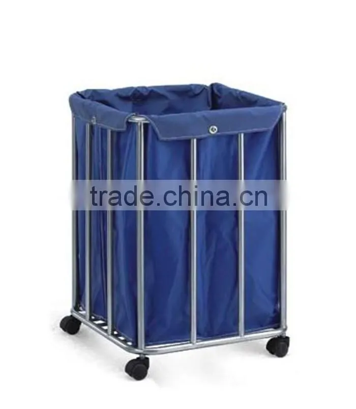 Stainless steel hospital cleaning trolley