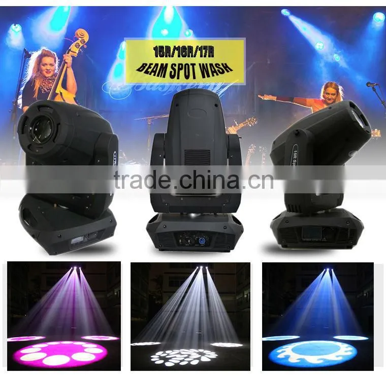 beam spot wash 3 in 1 effect stage light 350W high power moving head light