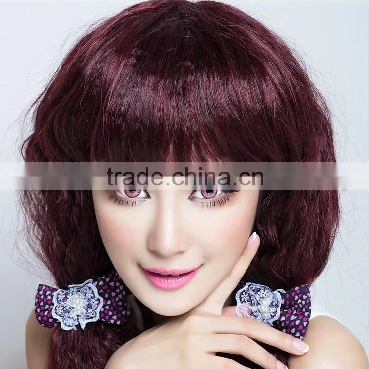 2016 FANCY large best china circle color contact lenses Accept mix colors
