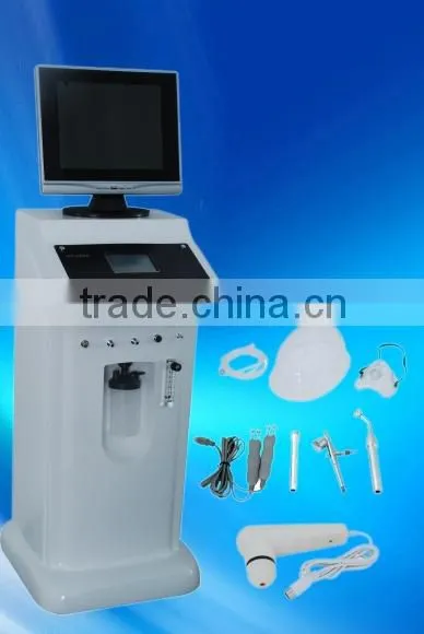 2014 new products Portable rf skin tightening face lifting home use high frequency ultrasonic galvanic facial beauty machine