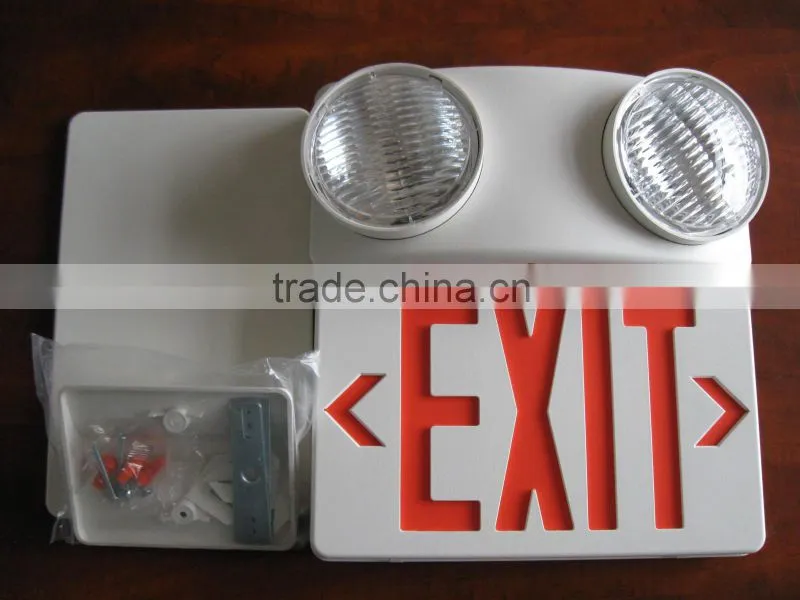 UL recessed exit sign