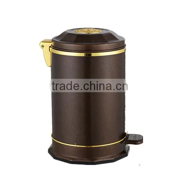 10L purple trash cans