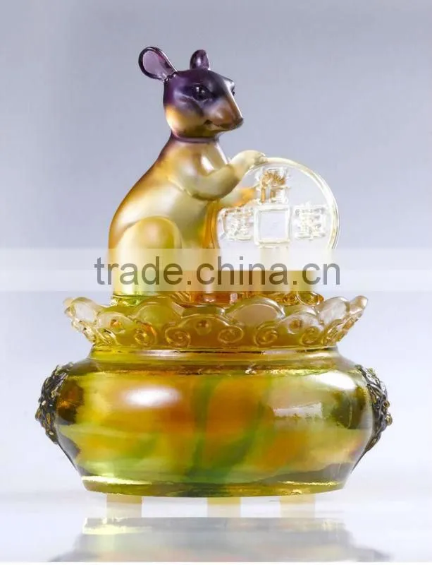 Chinese Liuli buddha Statue