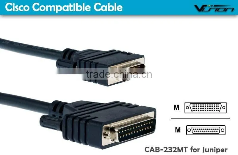 3m length CAB-232MT for Juniper RS232 DTE cable