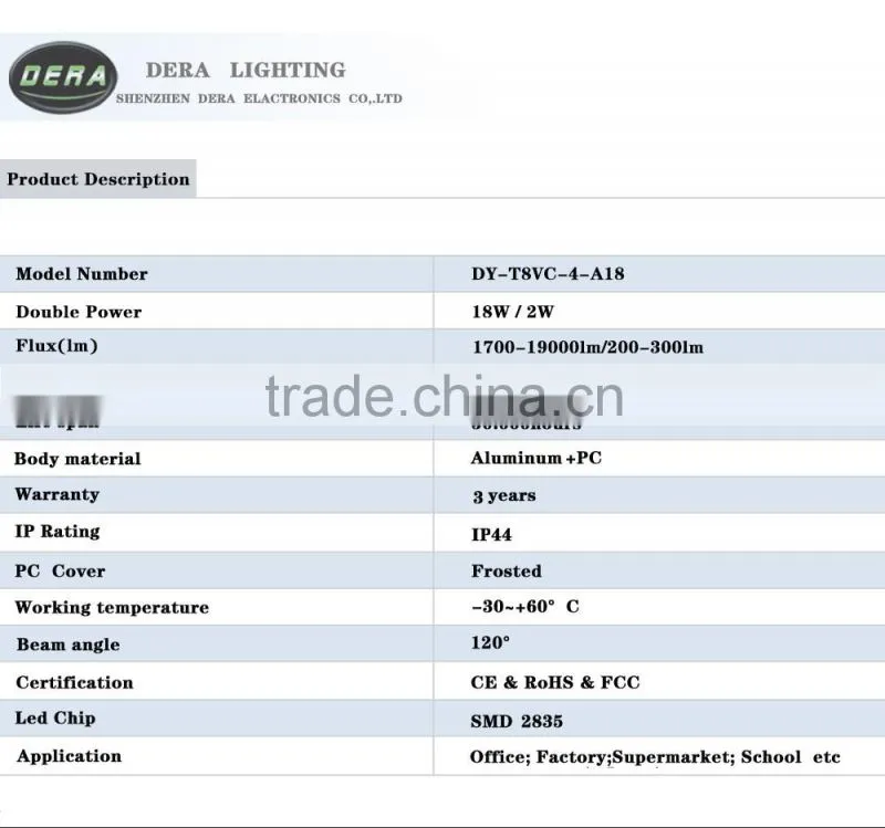 pir motion sensor voice controT8 led tube 4ft t8 led light tubes 0.6m 10w T8 led tubes Double power 18w