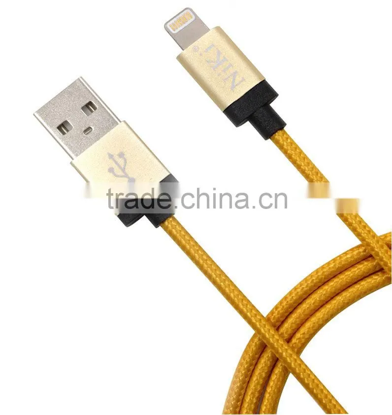 MFi approved manufacturer for lightn usb cable for iphone 6 plus
