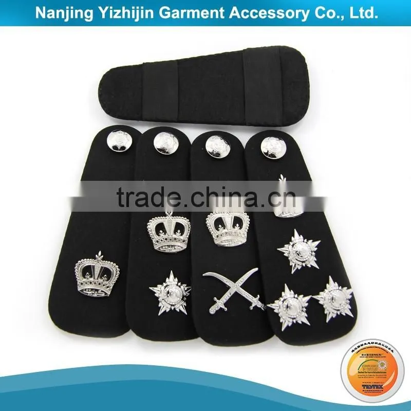 Custom design high quality hand made bullion shoulder board for pilot uniform