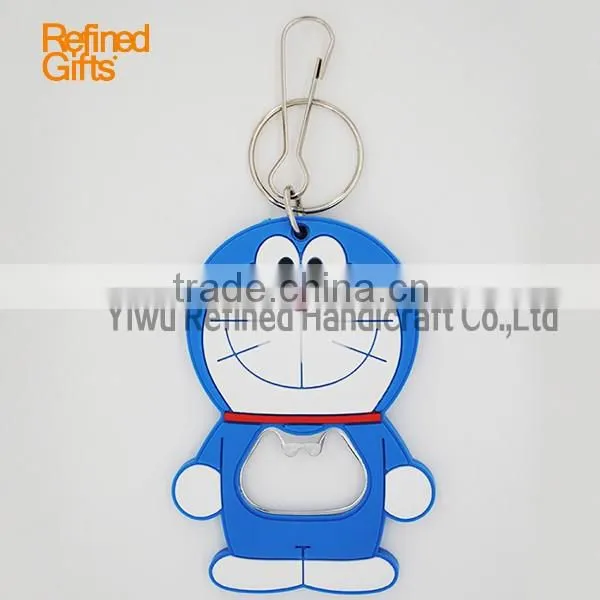 Manufacture Hello Kitty Beer Openers silicone keychain