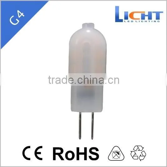 L-G4 hot sale G4 Plastic 300degree LED bulb AC/DC 12V 2.5w led licht warm 12v led light bulb
