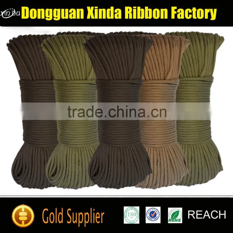 Top Quality Braided Cord, 5mm Round Nylon Braided Rope