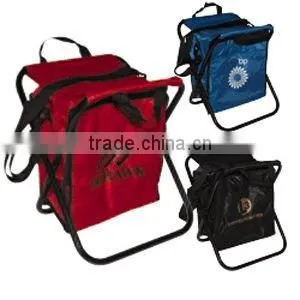 Promotional Travel Folding Cooler Chair, Customized Cooler Bag Chair