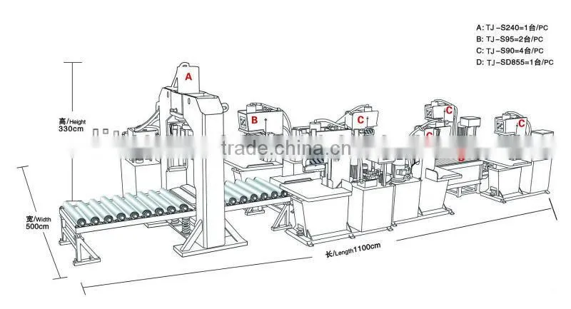 2016 TJ-S 95 High quality Stone Splitting Machine for Paving Stone