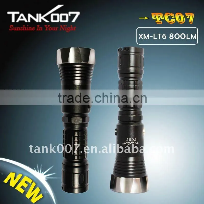 800 Lm CREE XM-L T6 LED rechargeable flashlight Torch