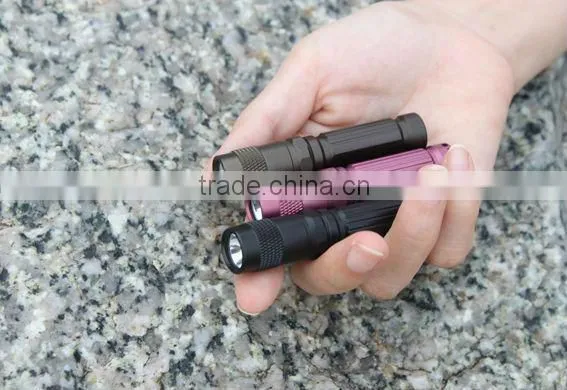 mini flashlight 120 lumens mini camping flashlight TANK007 E09