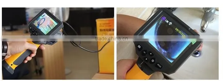 China supplier HT-660 Flexible waterproof video borescope snake camera