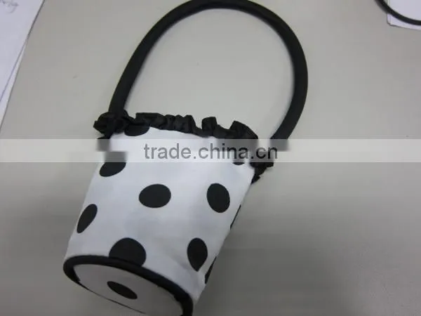 Cute 5 Folding Umbrella with Frill Basket, Mini Umbrella