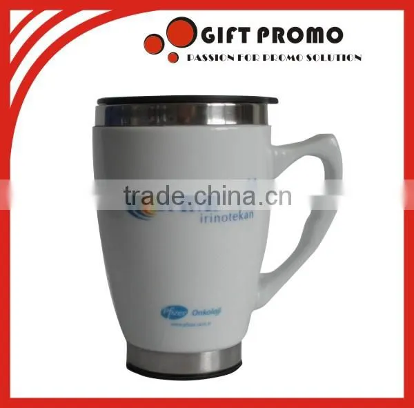 New Advertising Free Ceramic Travel Mug With Lid