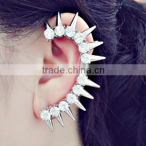 cartilage french colors good quality ear cuff wrap clip earring