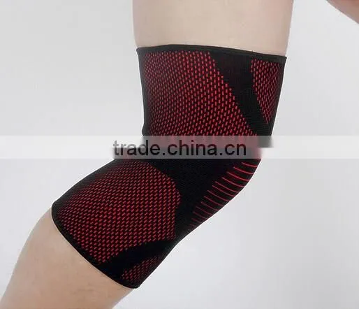 Silica GEL Running Basketball Sports Knee Brace Guard Support Kneepad Sleeve